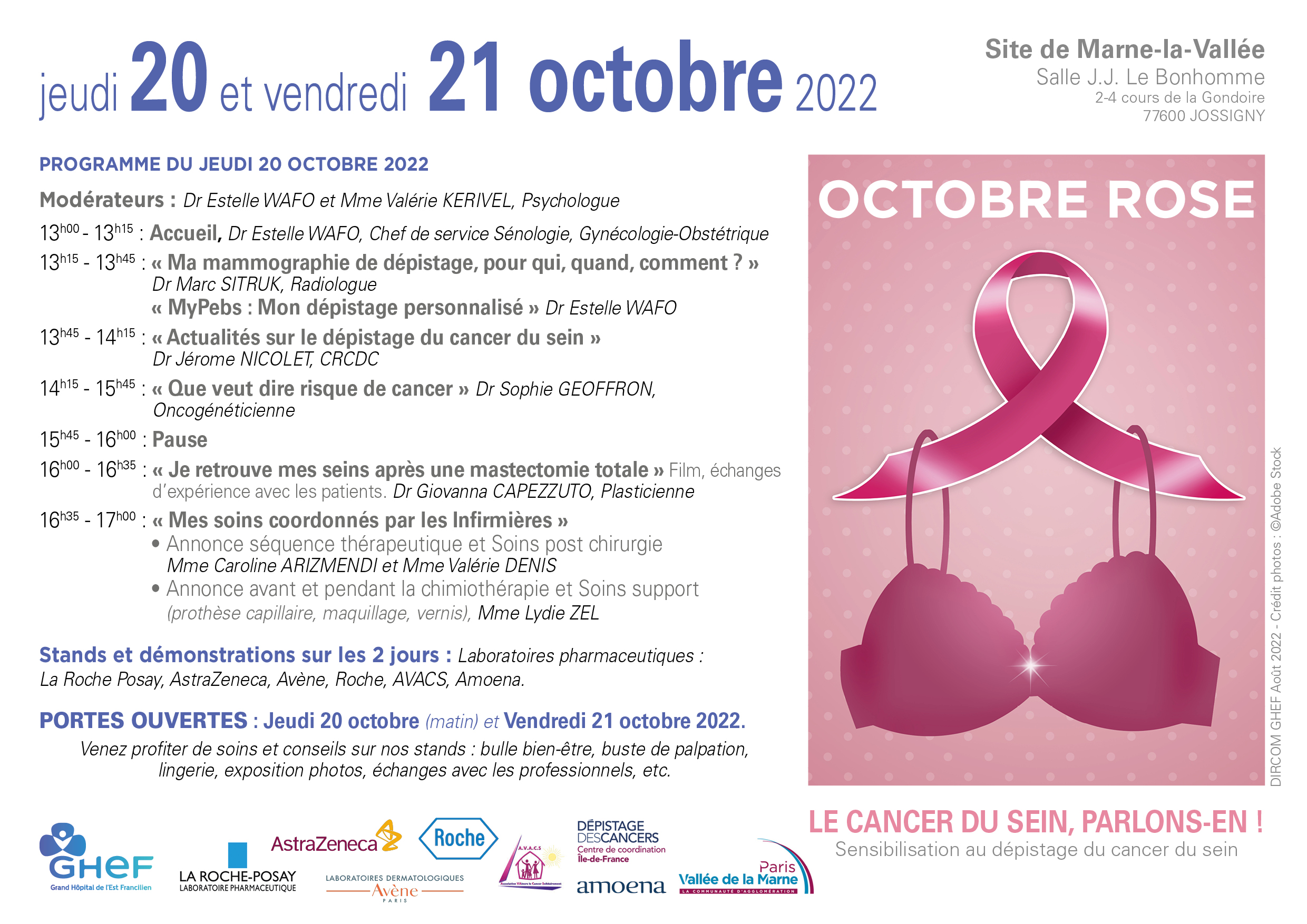 Octobre Rose Mlv 20 Et 21 Octobre 2022 Grand Hôpital De Lest Francilien 2858